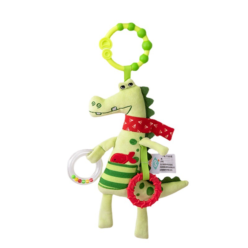 Happy monkey Baby Toys 0-1 Years Old Lathe Hanging Soothing Toys Training Baby's Grasping Ability Cross Border