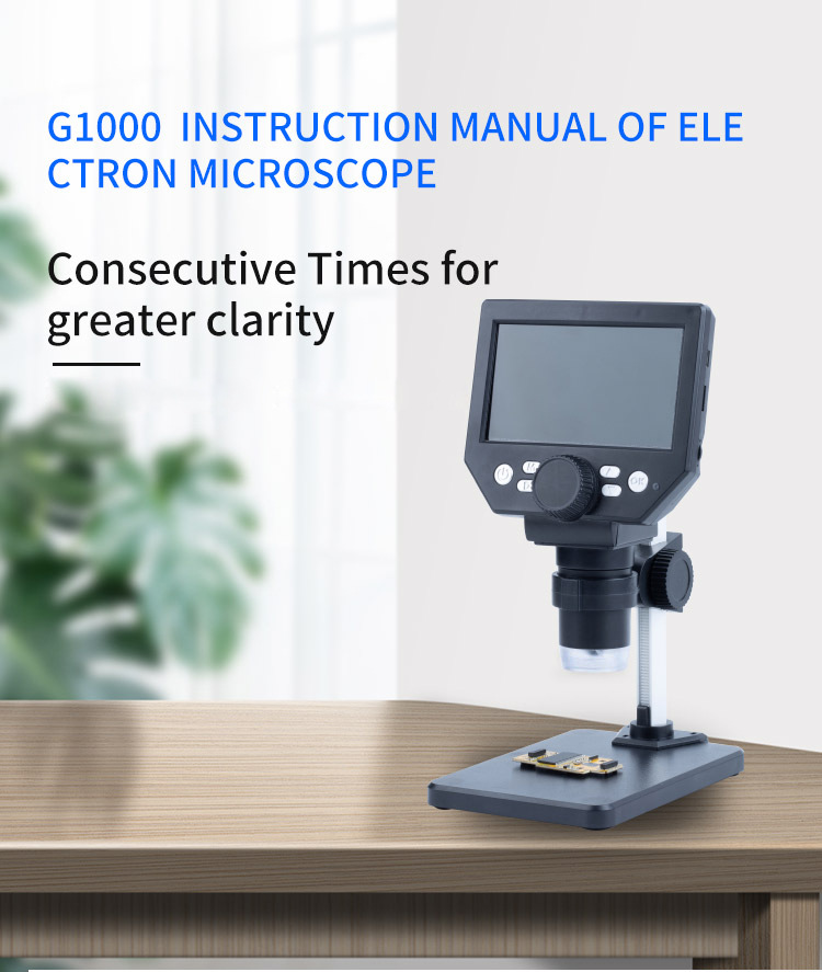 Foreign trade e-commerce new products 10 million pixels G1000 HD electronic digital microscope factory supply bulk bargaining