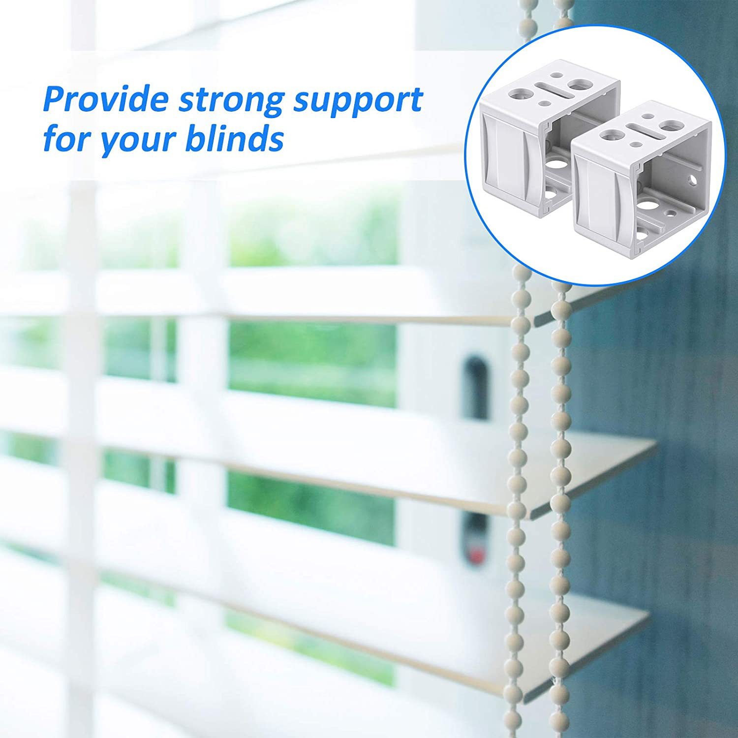Venetian blinds at both ends mounting code accessories White 25MM1 inch plastic mounting bracket mounting code parts