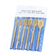 6 Piece Set Hanging Bag Gold