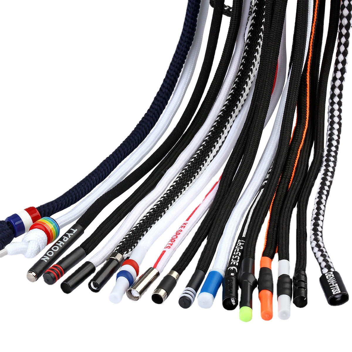 Cropped Pants Waist Rope Sports Pants Sweatshirt Trouser Line Trouser Sweatshirt Trouser Rope Clothing Belt Hat Rope Trouser Waist Rope
