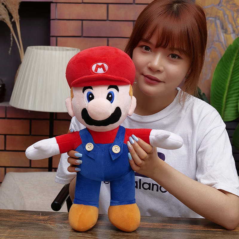 超级玛丽兄马里奥Super Mario玩偶公仔毛绒玩具儿童生日小礼物