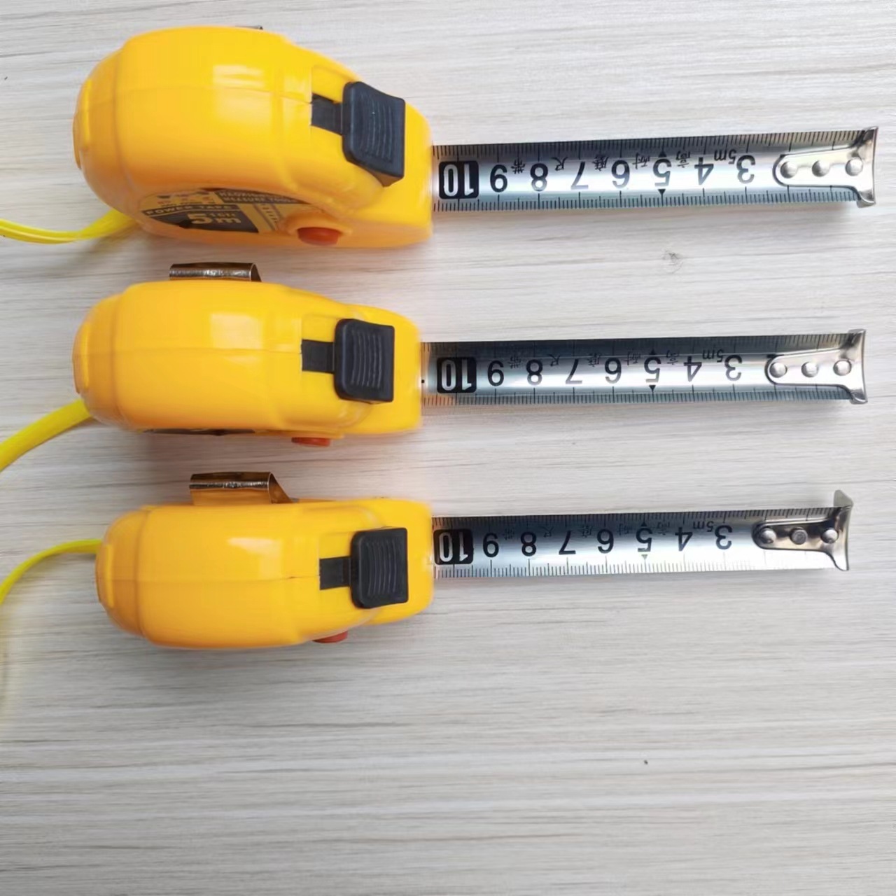 Factory supply 5 m tape measure stainless steel fish eye tape measure Household Office measuring ruler meter tape measure