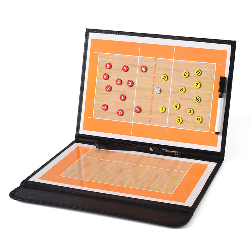 2.5 folding leather volleyball Tactical board coach Tactical board graphic board teaching board wholesale Tactical board