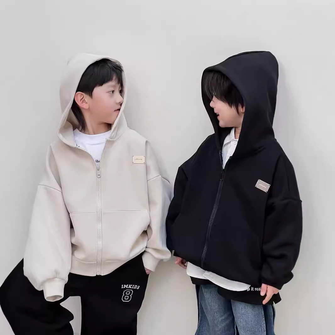 Children's Wear Children's Jacket Stereo Mickey Boy's Hooded Stereo Doll Hoodie New Fashionable Casual Top Trend