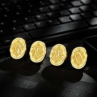 Fire paint seal head wholesale Universal fire paint seal head factory direct supply vintage metal letter seal head