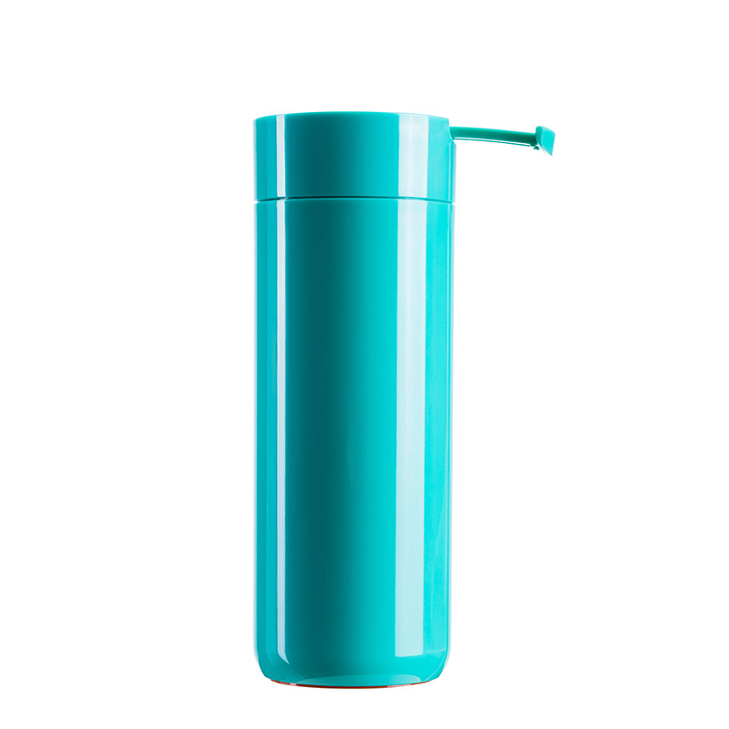 Solid color simple vacuum insulation Cup can not be pushed down suction cup Cup creative Cup portable cup spot wholesale