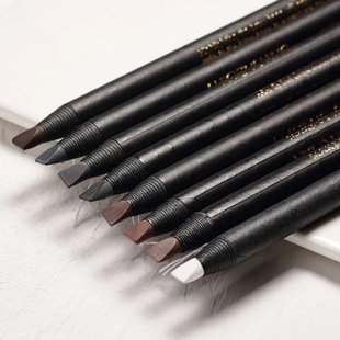 Duckbill Flat Head Pull Line Eyebrow Pen Women's Waterproof Sweat-proof Non-decolorization Natural Lasting Studio Makeup Special Makeup