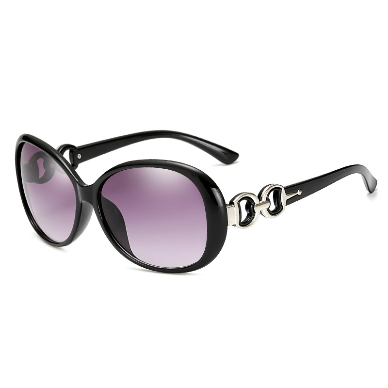 New Korean Style Instagram Style Fashionable Outdoor Driving Sunglasses Women's Running Jianghu Stall Large Frame Classic Double Ring Sunglasses