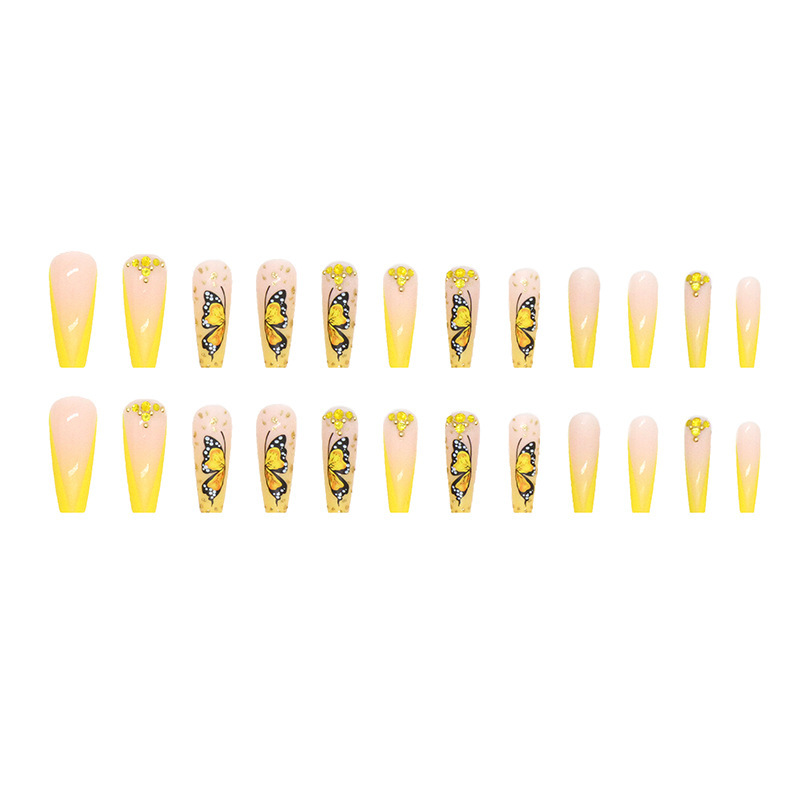 Cross-border Europe and the United States ins wind wear nail nail patch fake nail wear a long European and American nail piece finished product wholesale