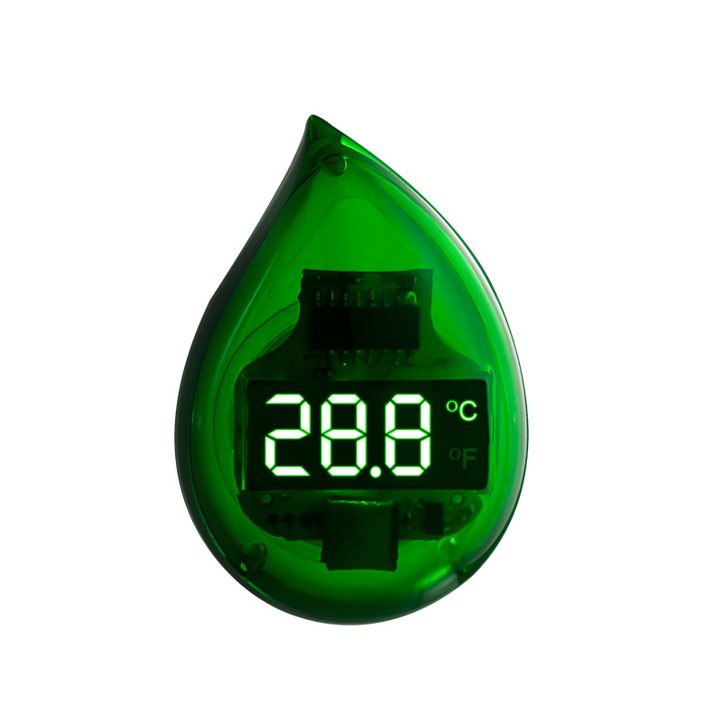 Fish tank thermometer Mini small electronic high precision LED digital display tropical fish turtle tank outside the aquarium temperature measurement