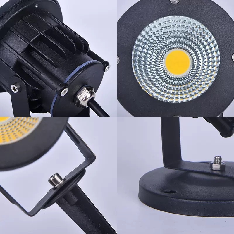 Outdoor green LED floor light lawn light Park grass floodlight spotlight 10W COB floor light spotlight