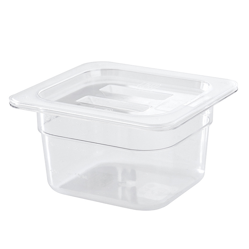 Malatang vegetable selection basin acrylic portion basin rectangular dish basin transparent dish box plastic display cabinet box