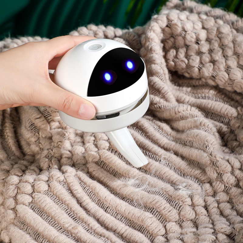 Robot desktop vacuum cleaner USB charging mini handheld automatic cleaner portable eraser student cross-border