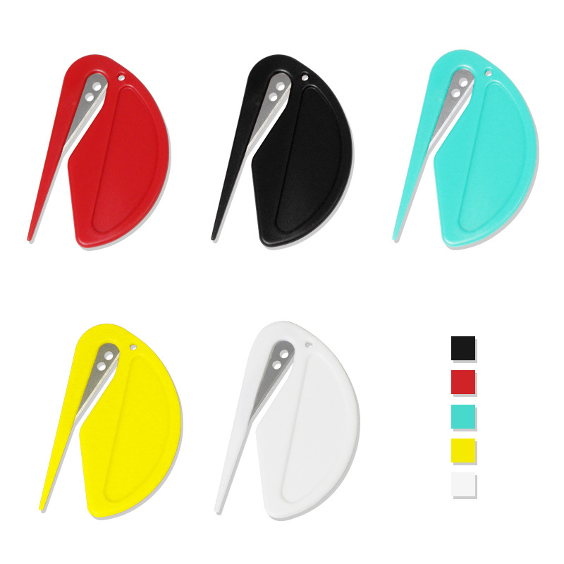 Plastic Mini Letter Opening Knife Envelope Opening Knife Paper Cutting Art Knife Rope Cutting Knife Box Opening Pet Knot Opening Knife