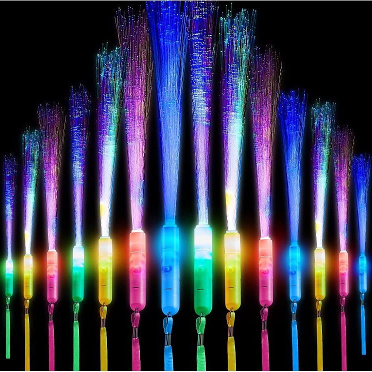 LEDカラフルな光ファイバ棒卸売り露店玩具発光棒コンサート応援応援道具フラッシュ棒|undefined