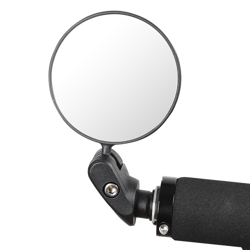Bicycle handle rearview mirror mountain bike convex mirror riding equipment bicycle reflector folding road bike rearview mirror