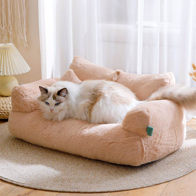 Winter Cat Nest Wholesale Warm Large Cat Sofa Universal Pet Kennel Pet Nest Cushion Cat Bed Cat Supplies