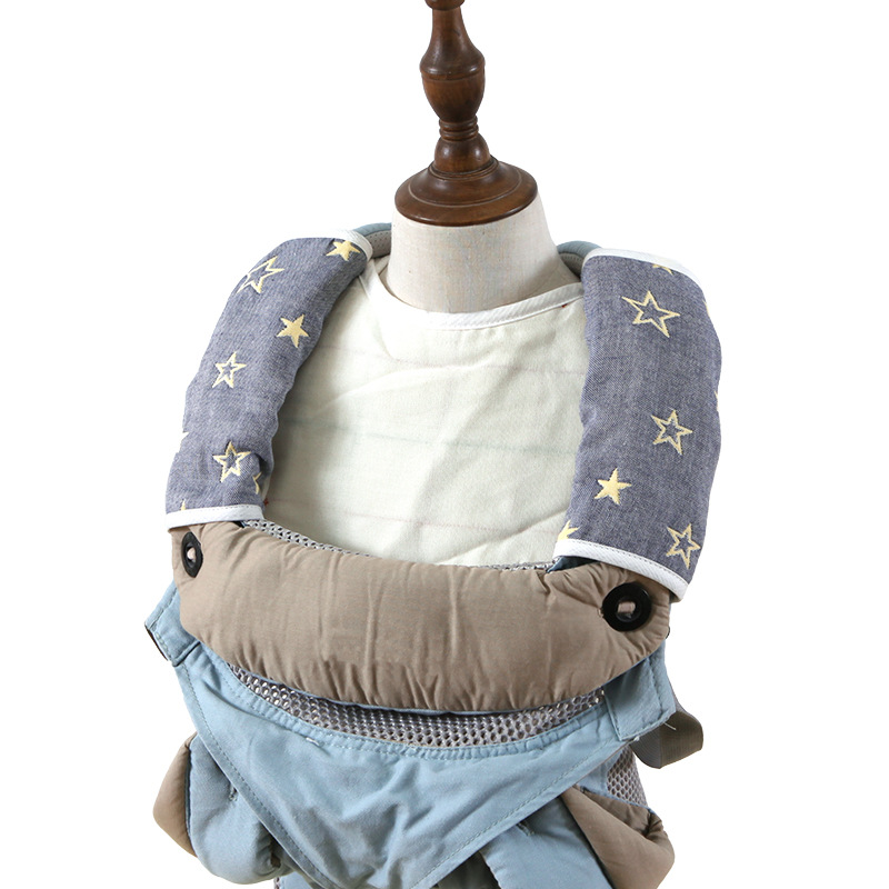 Six layers of pure cotton gauze back strap saliva towel for cart back towel back strap saliva towel gauze bite towel