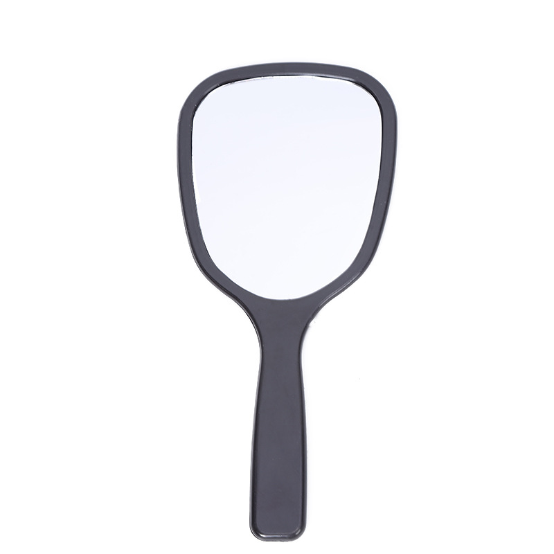Cross-border mirror wholesale square hand-held makeup mirror girls dressing beauty makeup portable handle small mirror portable