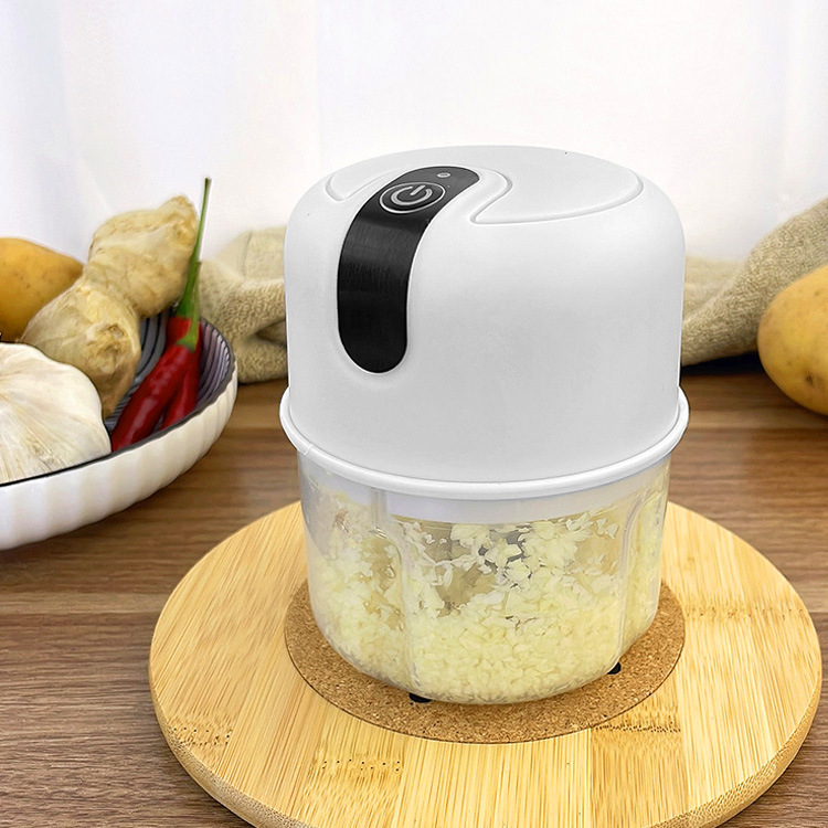 Shake Tone Same Style Mini Electric Garlic Masher Stainless Steel Garlic Mashed Artifact Kitchen Cooking Machine Wireless Home Garlic Masher