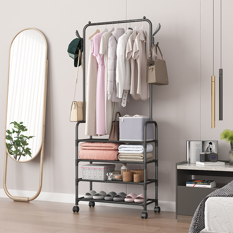 AM multifunctional shoe and hat rack multi-layer combination storage shoe rack coat rack clothes rack bedroom Hall storage rack