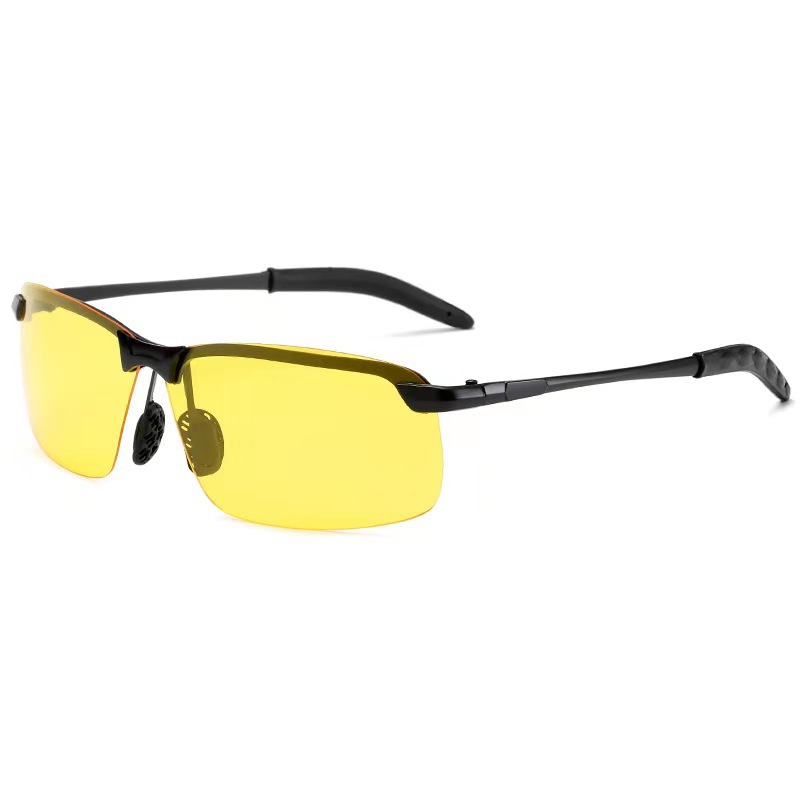 Black Frame Metal Night vision yellow film