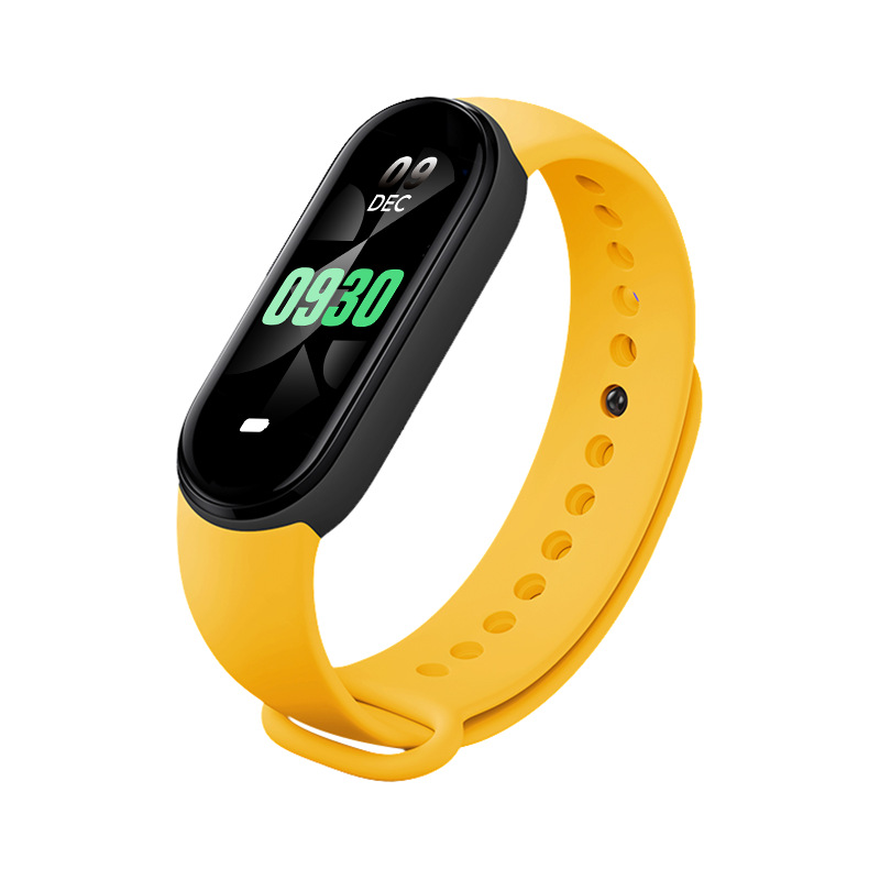 New m8 Smart Bracelet Exercise Heart Rate Blood Pressure Sleep Meter Step Health Monitoring Information Electronic Bracelet Weather Across M8