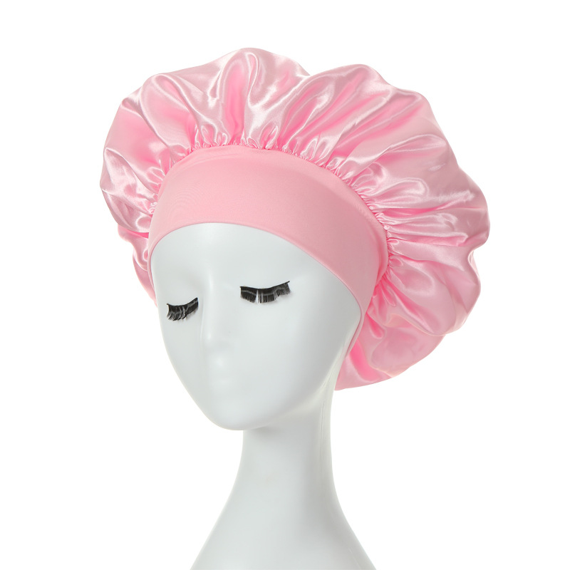 Amazon Hot Sale 32cm Wide Strip High Elastic Headband Nightcap Women Chemotherapy Cap Hair Care Hat