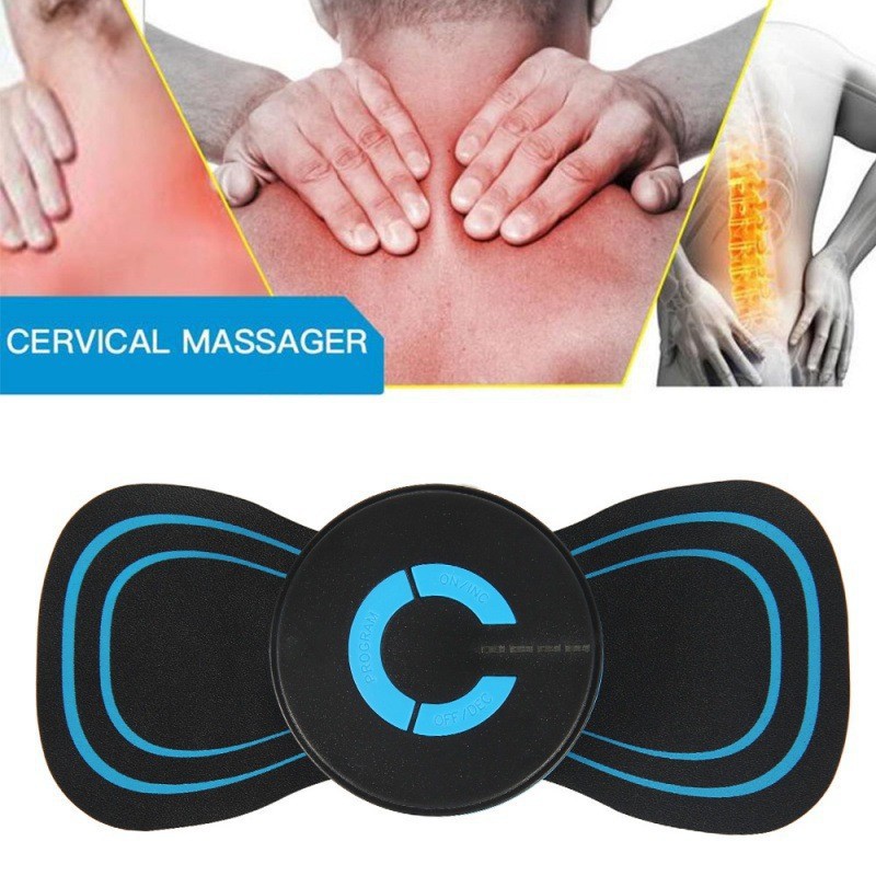 Wholesale cross-border cervical spine massage paste EMS mini cervical spine massage electronic pulse shoulder neck massager manufacturers