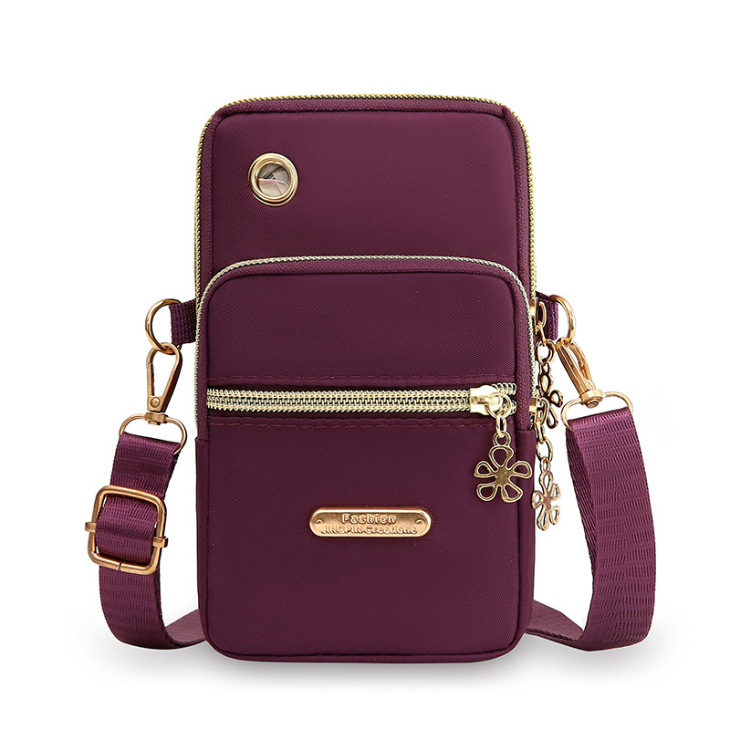 New mobile phone bag women's crossbody mini bag mobile phone bag halter bag portable wrist coin purse