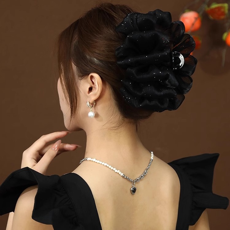 Spring new cloud high-end hair clip shark clip hairpin back head clip high-grade temperament girl hairpin