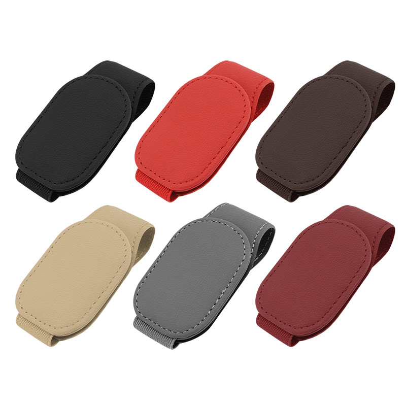 Car sun visor glasses clip multifunctional card holder storage car sunglasses storage car creative bill holder
