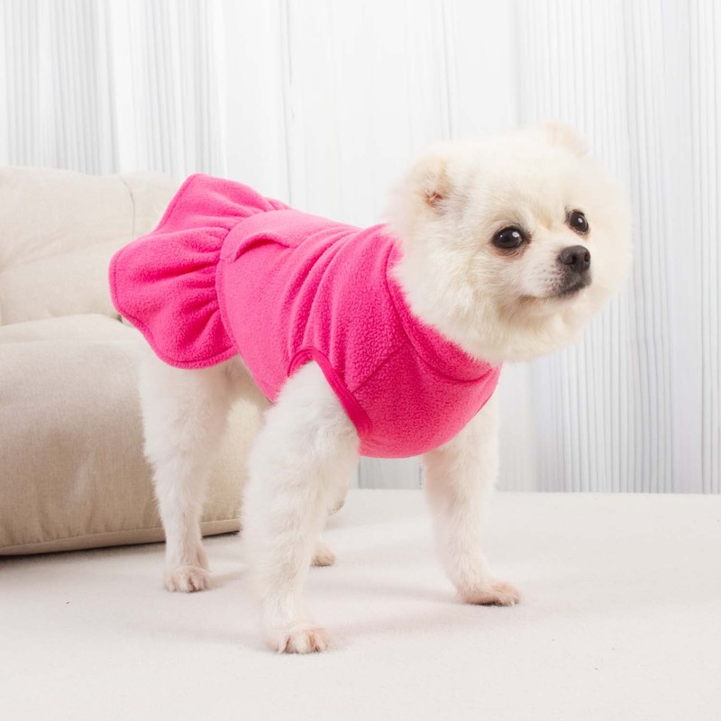 新しいぬいぐるみ冬のプリンセスドレスペット服小型犬テディ犬アパレル秋/冬シーズン犬服|undefined