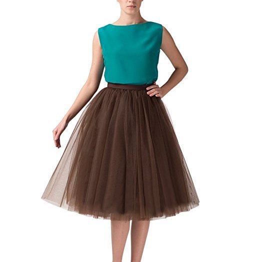 Factory wholesale Amazon sales European and American half-length tutu skirt 65cm long five-layer gauze skirt tulle shirt