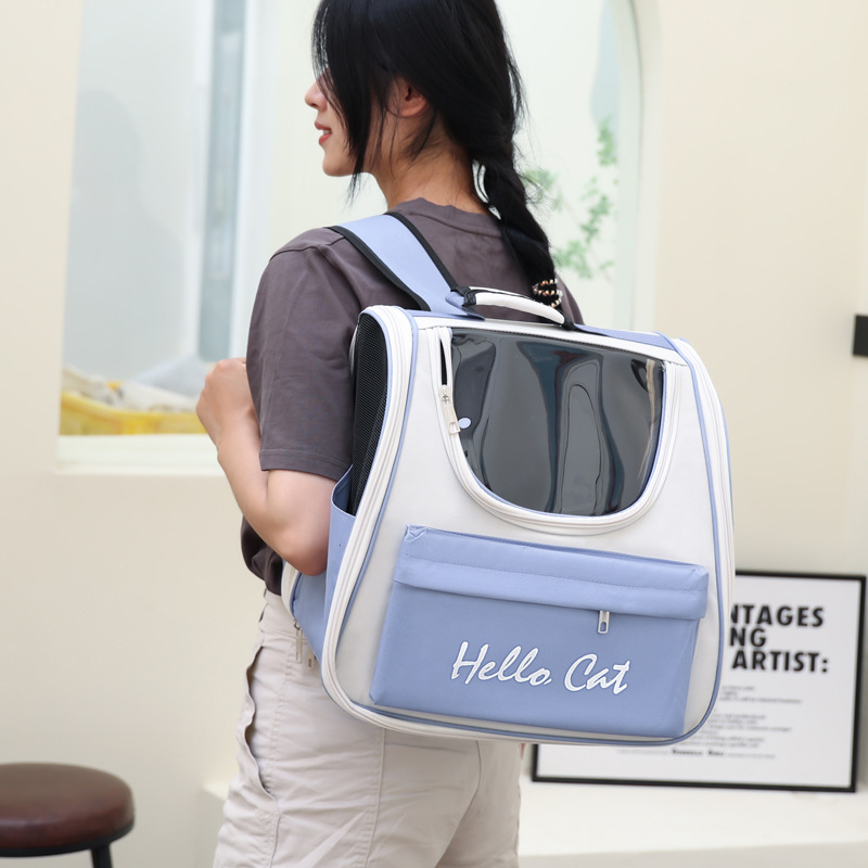 Cat bag large cat backpack pet backpack space capsule breathable portable backpack cat dog outing bag