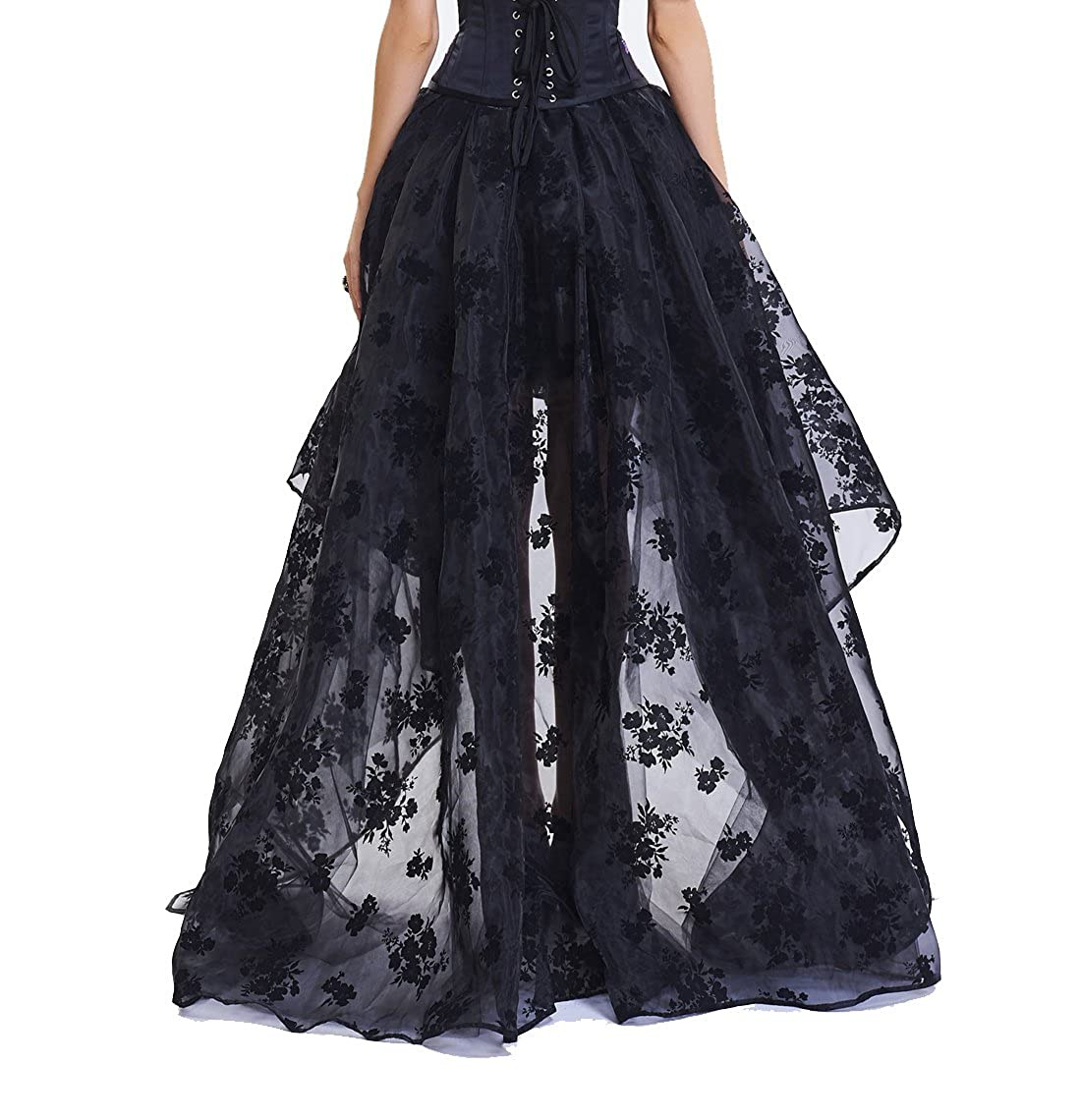 High Waist Elasticized Band Casual Mesh Shaggy Women's Irregular skirt Tutu lady tulle skirt