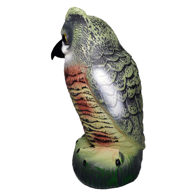 Amazon simulation Owl garden garden decoration imitation bird Owl drive mouse Owl model Sound