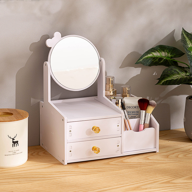 Cross-border Cosmetics Storage Box Advanced Desktop Household Large Capacity Skin Care Storage Rack Drawer-type Storage Rack