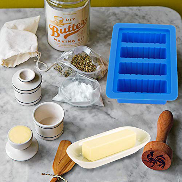 Silicone butter mold cross-border Amazon new silicone butter mold food grade silicone multi-use Ice Box Wholesale