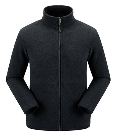 Winter Fleece Sweatshirt for Men and Women Large Size Thickened Polar Fleece Cardigan Jacket Double-sided Fleece Charge Clothes Liner