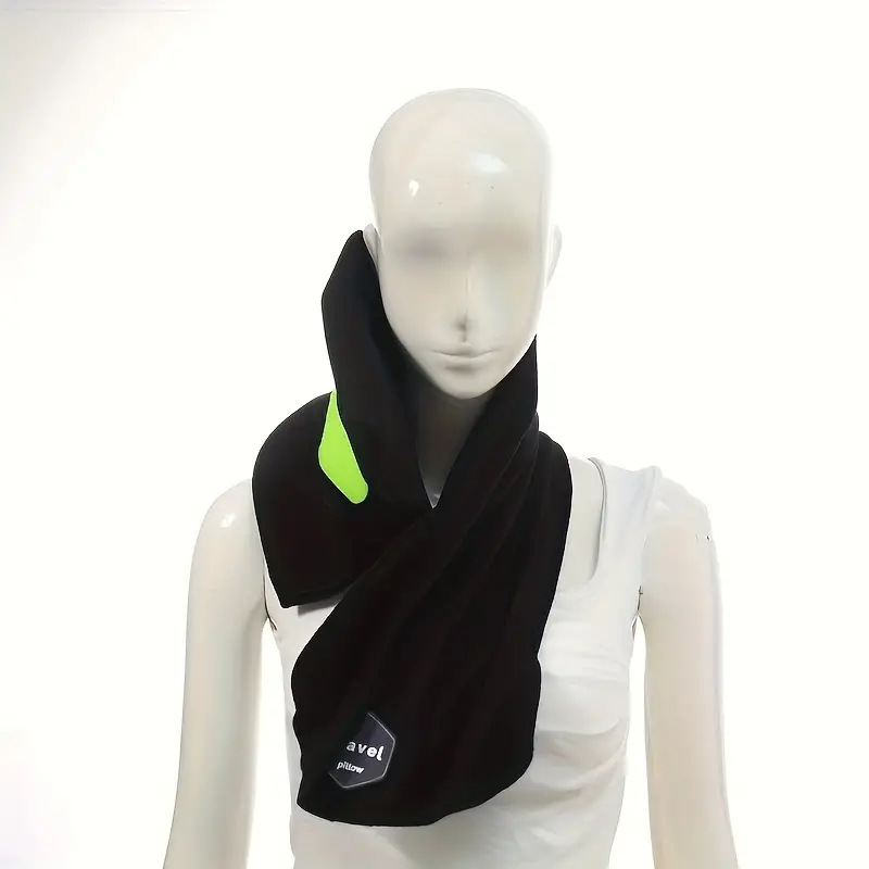 Cross-border Travel Storage Aircraft Neck Protection Pillow Memory Foam U-shaped Pillow Magnetic Cloth Cervical Pillow Neck Protection Pillow Headrest