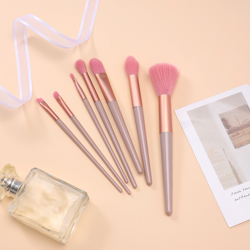 ins Super fire naked powder 7 12 makeup brush set super soft loose paint eye shadow brush beginners beauty tools