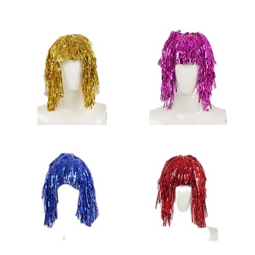 Factory Christmas rain wig flower, pendant, rain hat decoration party decorations wig