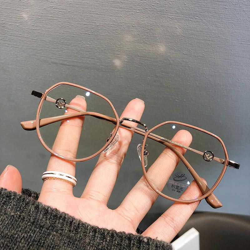 Little Red Riding Book Same-style Black-rimmed Glasses Plain-free Artifact Anti-blue Glasses Frame Women's Large-frame Flat Glasses Trendy 0672