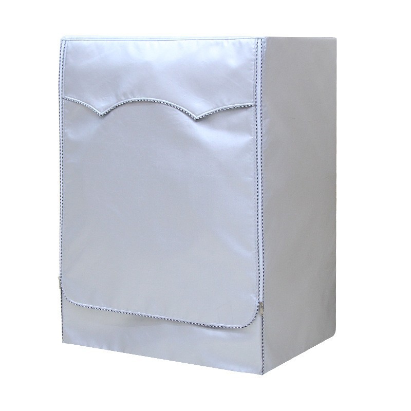 Factory wholesale new upgraded silver-coated Oxford cloth universal washing machine cover piping cartoon roller washing machine cover