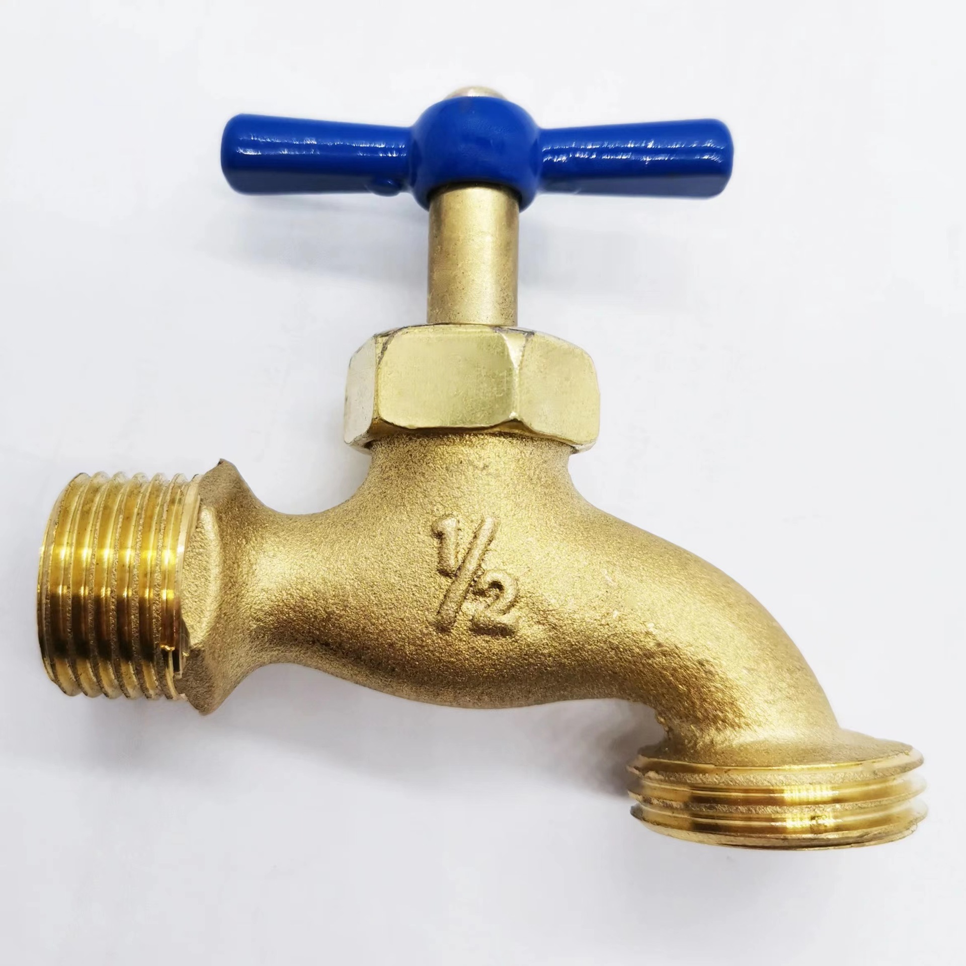 South America special copper body slow Open 4 points water nozzle outdoor garden faucet 1/2*3/4 large flow washing machine water nozzle