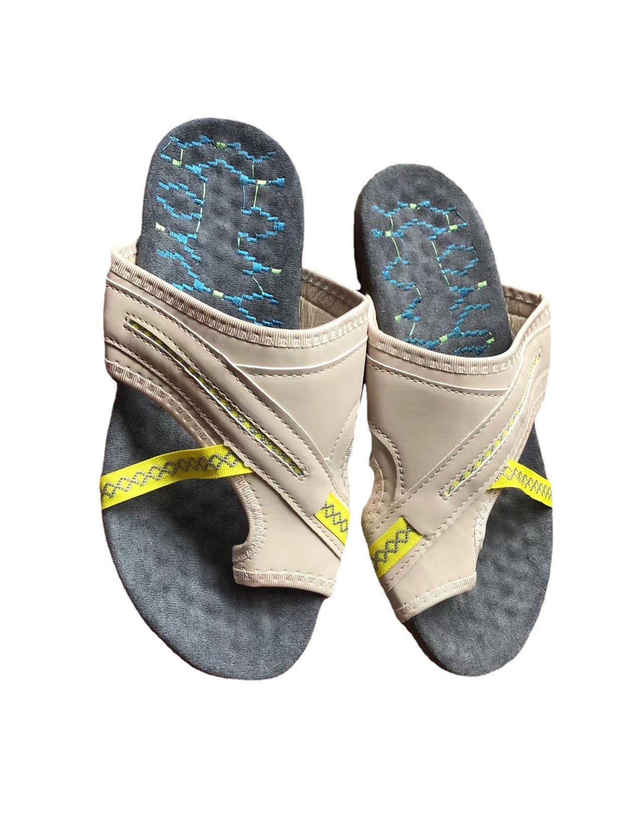 2022 new European and American Amazon foreign trade cross-border plus size summer men's sandals Flip-Flops flat beach women's sandals