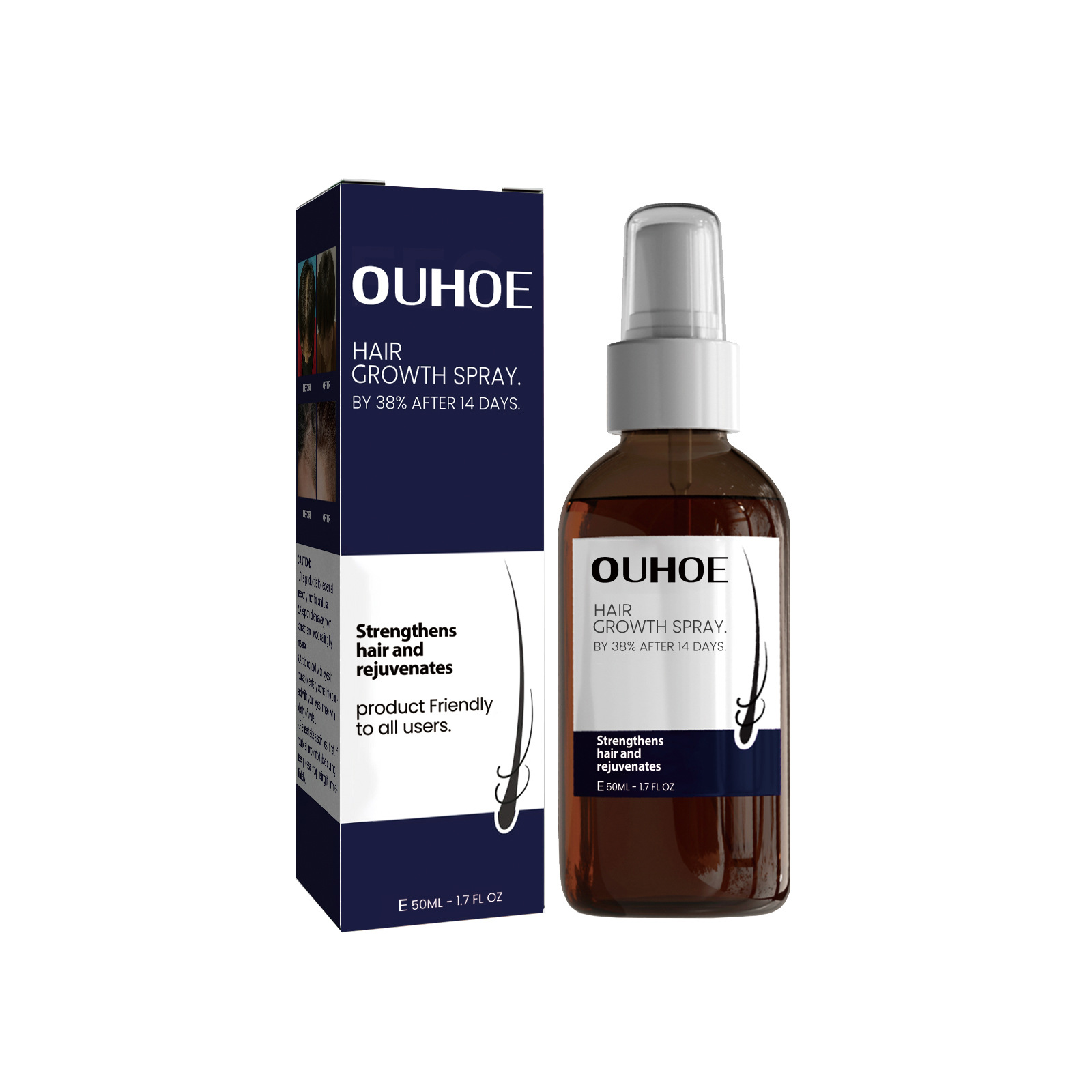 OUHOE Hair Care Spray Strong Hair Moisturizing Hair Improving Dry and Irritable Hair Quality Hydrating Hair Care Spray