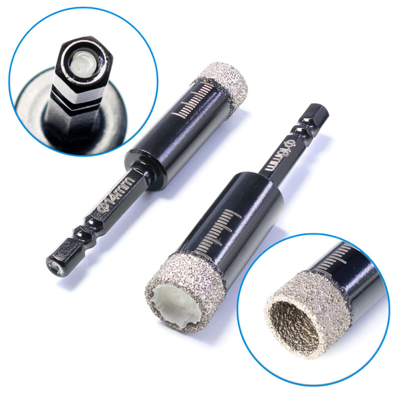 ろう付けダイヤモンドガラス穴あけ器大理石材タイル全タイル穴開け乾ドリルドリル神器|undefined